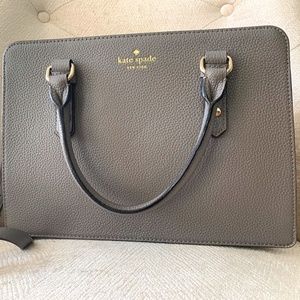 Kate Spade Mulberry Street Lise Grey Purse